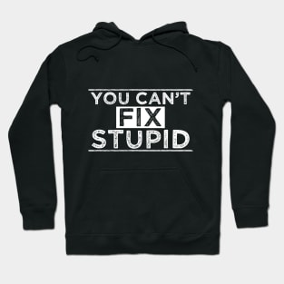 You Can´t Fix Stupid Hoodie